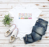 Adult Shirt - Big Fan Of Human Rights Flowers